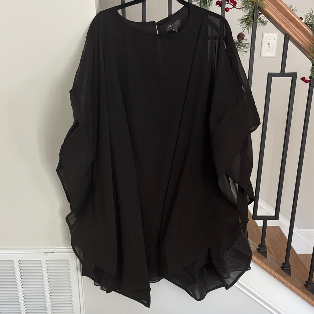 Gracia Elegant Black dress size large